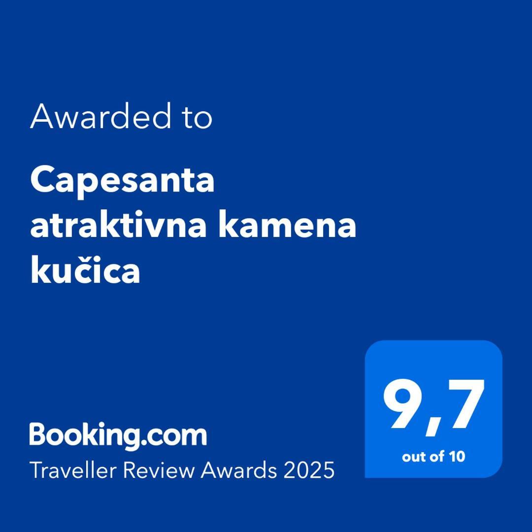 Capesanta Atraktivna Kamena Kucica Villa Lukoran Exteriör bild